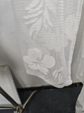 Solid Losoe Spliced Sheer Fashion Bloues for Women V Neck Long Sleeves Patchwork Lace Elegant Top Female Clothing