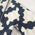 Hit Color Loose Fashion Coat for Women Lapel Long Sleeves Patchwork Printing Elegant Jackets Female Clothing New