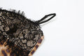 Sexy Lace Leopard Mini Dress Elegant Women's Slip Strap Patchwork Short Bodycon Dresses Evening Party Summer Wild Styles Club