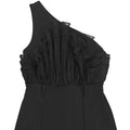 One Shoulder Romper Woman Jumpsuit Party Club High Waist One Piece Birthday Outfit Mono De Mujer Elegante Birthday Overalls