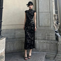 Olive Girl Red Embroidered Qipao for Garden Wedding 2026 Fairycore Photoshoot Everyday Wear S-XXL XS-3XL Plus Size Embroidered Romantic Garden Party Editorial Not Costume Qipao Cheongsam Chinese Dress Chinese Heritage Fashion Women