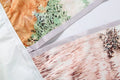 Colorful Leopard Print Dress Women Sexy Deep V-Neck Backless Patchwork Puff Sleeve Hottie Vacation Party Club Bodycon