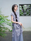 Olive Girl Romantic Qipao for Garden Wedding 2026 Fairycore Photoshoot Everyday Wear S-XXL XS-3XL Plus Size Romantic Garden Party Editorial Not Costume Qipao Cheongsam Chinese Dress Chinese Heritage Fashion Women