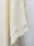 Evening Dresses Long Sleeves Slim Maxi 2026 Women Dinner Party Gowns With Ribbon Shawl Pearls Elegant Wedding Robes Lady