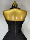 Women Luxury Birthday Dress Sexy Backless Beading A Line Bandage Dress 2025 Knitted Celebrity Elegant Evening Club Party Outfit