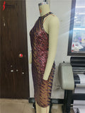 Sequin Dress Sexy Shiny Banquet Club Dress Women Elegant Bodycon Party Dress Mujer Club Party Dresses Midi Pencil Vestido