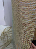 Luxury Shining Diamond Gold Mesh Backless Maxi Long Dress Women Elegant Photoshoot Evening Party Birthday Photoshoot Stage Wear