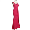 Winter Women Slash Neck Short Sleeve Pearl Dress Sexy Office Lady Africa Evening Night Club Party Long Maxi Dresses GL05143
