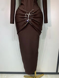Women Sexy Luxury Sparkly Beading Bandage Dress 2025 Long Sleeve Bodycon Celebrity Party Elegant Evening Club Pary Dresses