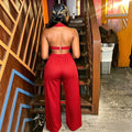 Metal Hole Sexy Outfits Women Sexy Crop Top and Matching Legging Set Two-Piece Pants Set Birthday Night Club Skinny Suits