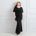 Plus Size Dress for Women Glitter Sequin Dresses Sexy Party Birthday Elegant Celebrity Floor Length Maxi Evening Dress