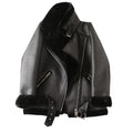 The new  women's jacket with extra thick warm and extra thick lamb feather rider jacket with artificial fur