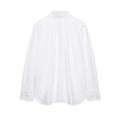 Fashion Women's Napoleon Shirts Loose Lapel Single Breasted Full Sleeve Female Blouses 2026 Summer Autumn Lady Chic Tops