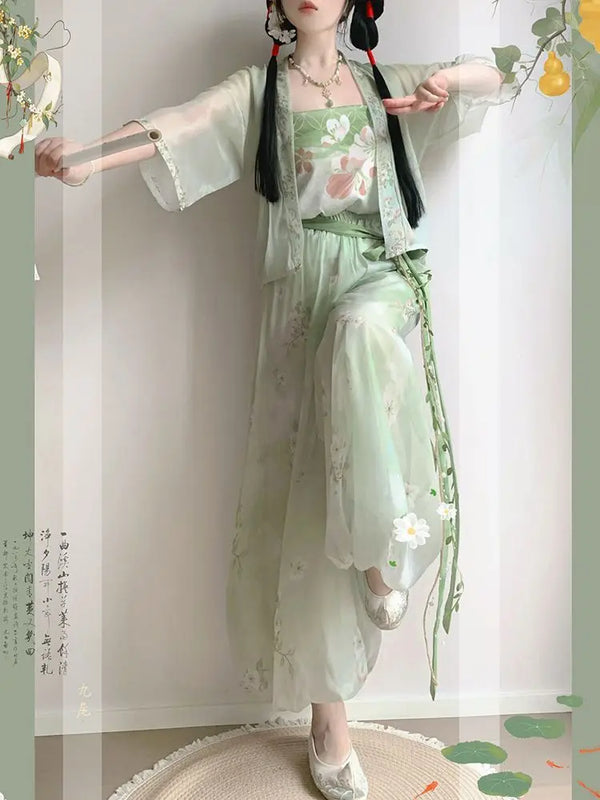 Olive Girl Green Hanfu Dress 2026 S-L XS-3XL Plus Size Hanfu Chinese Dress Traditional Chinese Clothing Chinese Heritage Fashion Women
