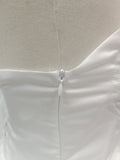 Solid Spliced Appliques Slimming Mini Dresses for Women Strapless Sleeveless High Waist Dress Female