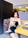 Olive Girl Black Dramatic Dress for Garden Wedding 2026 Fairycore Photoshoot S-L XS-3XL Plus Size Dramatic Silhouette Romantic Editorial Not Costume Hanfu Chinese Dress Traditional Chinese Clothing Chinese Heritage Fashion Women