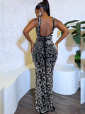 Women Sexy Backless Hot Drilling Process Party Club Night Maxi Dress Pearl Beading Rhinestone Birthday Evening Long Dress