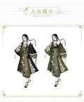 Olivegirl Song Dynasty Hanfu Summer Women's Clothing 2026 Embroidered Flower Coat Changgan Temple Strap Vest Spinning Skirt