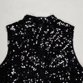 Sexy Sparkly Sequin Patchwork Bodycon Dresses for Woman Ruffle Tassel Dress Female Party Clubwear Long Birthday Outfits