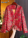 Olive Girl Red Embroidered Hanfu Dress for Ren Faire 2026 Garden Wedding Fairycore Photoshoot Everyday Wear S-XL XS-3XL Plus Size Hand Embroidered Flowing Sleeve Dramatic Silhouette Romantic Editorial Not Costume Chinese Heritage Fashion Women