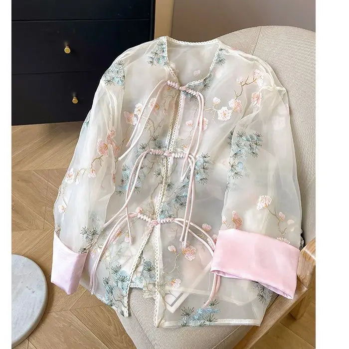 Olive Girl White Embroidered Embroidered Top for Ren Faire 2026 Garden Wedding Fairycore Photoshoot Everyday Wear S-XXL XS-3XL Plus Size Hand Embroidered Romantic Garden Party Editorial Not Costume Chinese Heritage Fashion Women