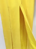 2026 Autumn New Fashion Petal Slit Design Slim V-Neck Long Dress Women'S Long Sleeved Elegant Dinner Party Evening Gown