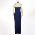 New Fashion Women Sexy Halter Off the Shoulder Tassel Bodycon Long Bandage Dress Celebrate Evening Party Nightclub Wear