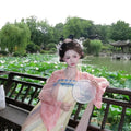 Olive Girl Hanfu Dress 2026 S-L XS-3XL Plus Size Hanfu Chinese Dress Traditional Chinese Clothing Chinese Heritage Fashion Women