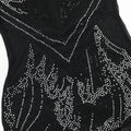 Black Sexy Rhinestone Party Dress for Women Elegant Glitter Diamonds Birthday Dresses Sheer Mesh High Split Prom Long Dress