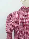 Solid Spliced Folds Slimming Blouses for Women O Neck Long Sleeve Temperament Minimalist Shirts Female New