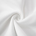White Lace Up Short Dress Women's Elegant Stand Collar Long Sleeve Slim A Line Party Evening Gown Retro Summer Dress