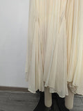 Solid Oversized Hemline Pleated Mesh Skirt Women High Waist Long Maxi Skirt Spring Summer Party Women'S Clothing