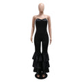 Sexy Nightclub Outfits Bodycon Jumpsuits Romper for Women Birthday Outfits Womans Clothing Sleeveless One Piece Overalls