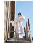 Ming Dynasty Autumn Winter Hanfu Chinese Dress Women's Clothing Horse Face Skirt Set Original Hanfu Cosplay Party Princess