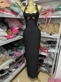 New In-Stock Halter, Backless, Tight Bandage, Long Dress, Available In Three Colors For Women's Dress And Evening Gown