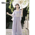 Olive Girl White Hanfu Dress 2026 S-L XS-3XL Plus Size Hanfu Chinese Dress Traditional Chinese Clothing Chinese Heritage Fashion Women