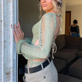 Sexy Sheer Knitted Dress Women Bodycon Long Sleeve Hollow Out Mini Dresses Femme Club Sexy Backless Knitwear Dress Womens