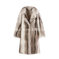 Iconic Girls Brand Fashion Maxi Faux Fur Coat Women Winter 2026 Thick Fluffy Fox Fur Jacket Chic Street Style Overcoats