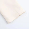 Solid Loose Spliced Single Breasted Dresses for Women Lapel Long Sleeves Patchwork Folds Elegant Dress Female New