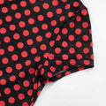 Sexy Fashion 3 Piece Set Woman Polka Dot Print Halter Bra Tops+Low-Neck Mini Sleeve Tees+Skinny Crop Pants Outfits