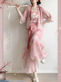 Olive Girl Pink Hanfu Dress 2026 S-L XS-3XL Plus Size Hanfu Chinese Dress Traditional Chinese Clothing Chinese Heritage Fashion Women