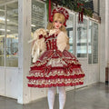 Olive Girl White Romantic Lolita Dress for Ren Faire 2026 Fairycore Photoshoot Everyday Wear S-XL XS-3XL Plus Size Romantic Cottagecore Garden Party Editorial Not Costume Lolita Dress Chinese Heritage Fashion Women