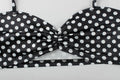 Polka Dot Print Women 2 Piece Set Halter Tank Tops+Bike Shorts Stretch Matching Streetwear Vacation Stretch Outfits
