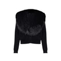 Elegant Faux Fur Coats Women's Warm Puffy Slim Long-Sleeve Collared Cardigan Winter Fashion High-Street Women Outwear