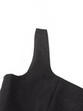 Colorblock Slimming Temperament Dresses for Women Round Neck Sleeveless Patchwork Zipper Tunic Dress Female Clothes
