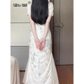 Olive Girl Red Embroidered Qipao for Garden Wedding 2026 Fairycore Photoshoot Everyday Wear S-XXL XS-3XL Plus Size Hand Embroidered Dramatic Silhouette Romantic Garden Party Editorial Not Costume Chinese Heritage Fashion Women