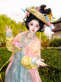 Olive Girl Hanfu Dress 2026 S-XL XS-3XL Plus Size Hanfu Chinese Dress Traditional Chinese Clothing Chinese Heritage Fashion Women