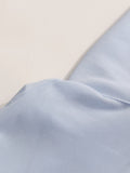 Solid Spliced Ruffles Slimming Blouses for Women O Neck Long Sleeve High Waist Shirts Female Fashion