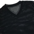 Women Diamonds V-neck Short Sleeve Mesh See Through Tee Tops 2025 Summer Fashion Streetwear Acitve Classic T-shirts