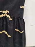 Hit Color Slimming Minimalist Dresses for Women V Neck Sleeveless High Waist Temperament Dress Female